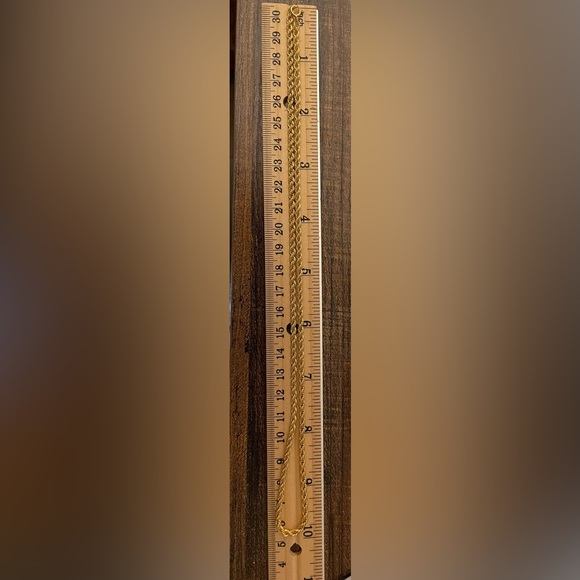 New vintage mid-century 12kt yellow gold twisted braided rope chain necklace 20” - Picture 3 of 5